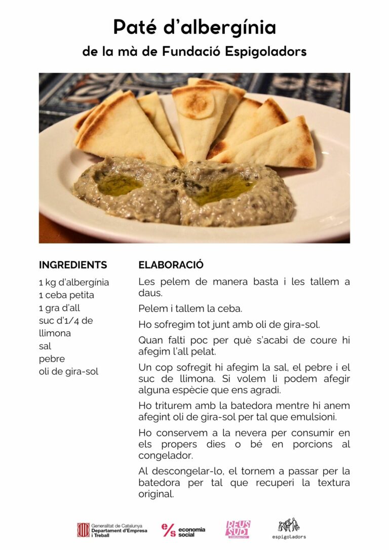 Paté d'albergínia