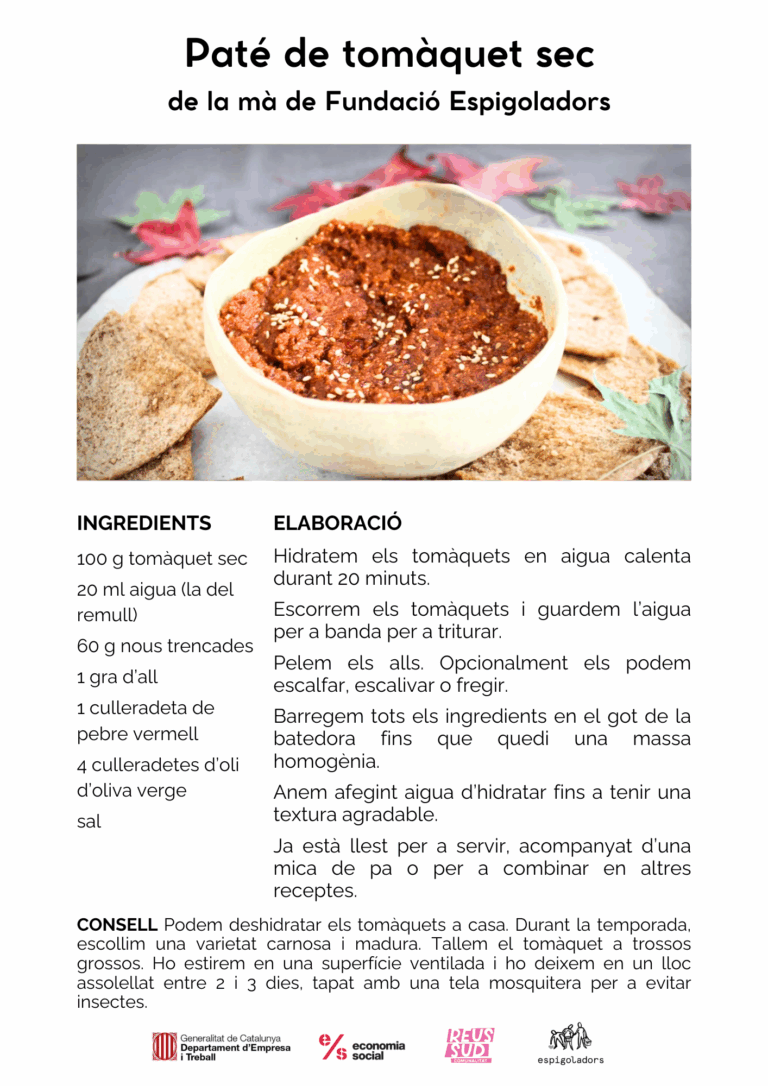 Paté de tomàquet sec