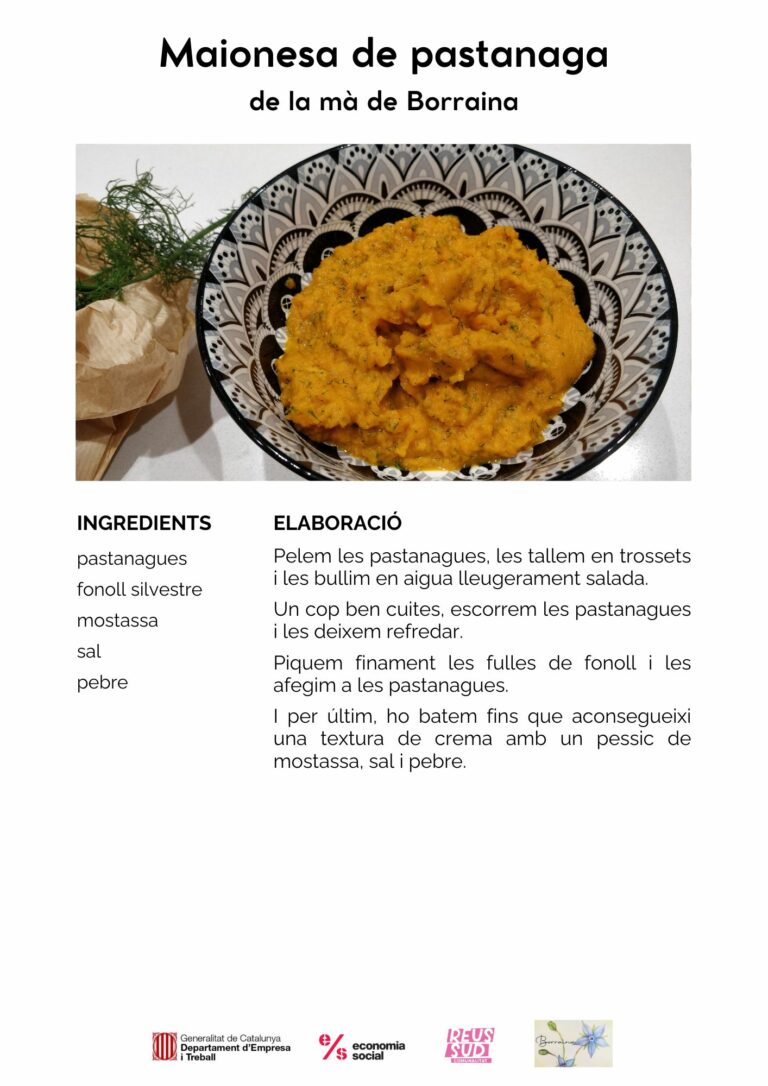 maionesa de pastanaga